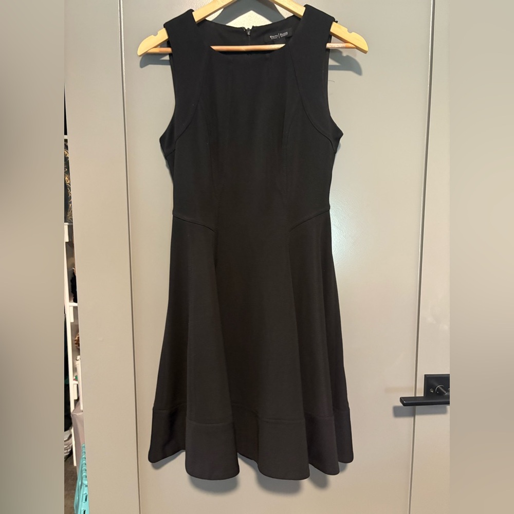 White House Black Market Black Midi Dress